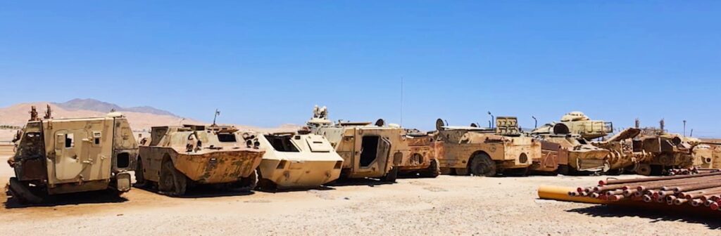 15 old military vehicles will form three artificial reefs (HEPCA)