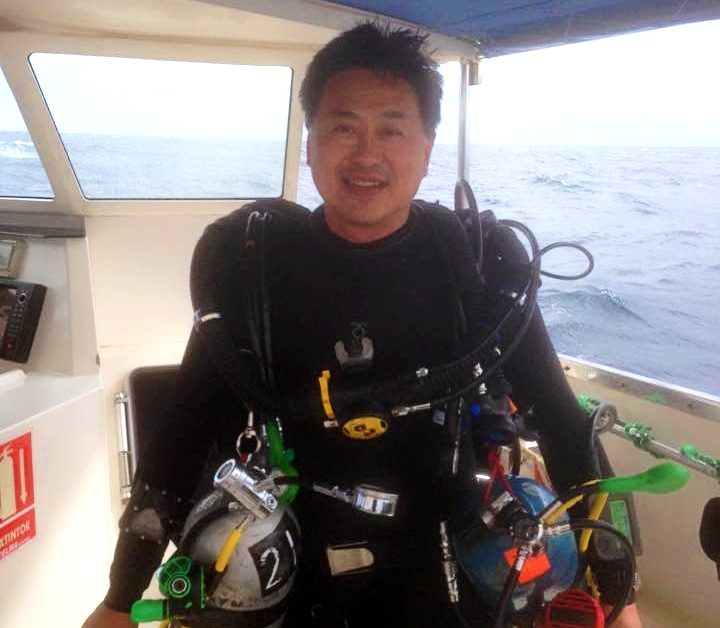 Britannic expedition diver Vincent Hong