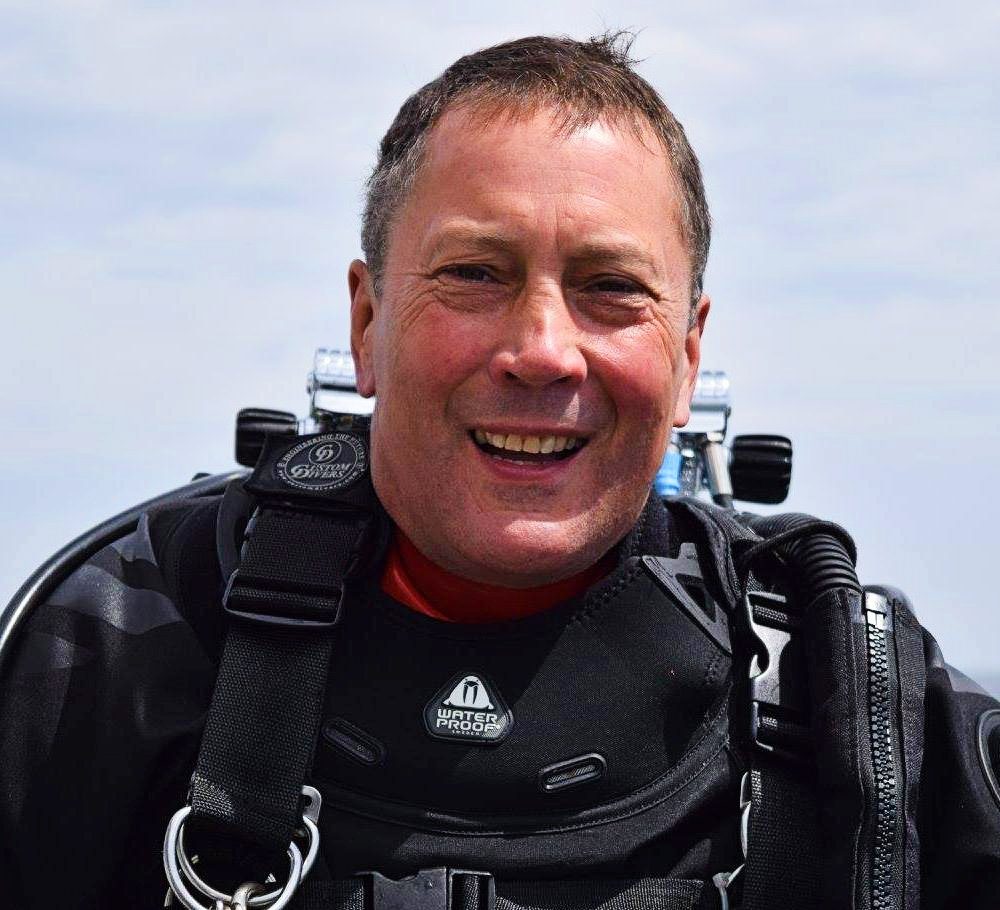 Britannic expedition diver Tim Saville
