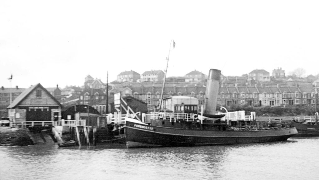 The tug Foremost 22, seen at Newhaven. evacuated 30 troops and enjoyed a long post-war career, but other tugs are among wrecks to be surveyed (HE)