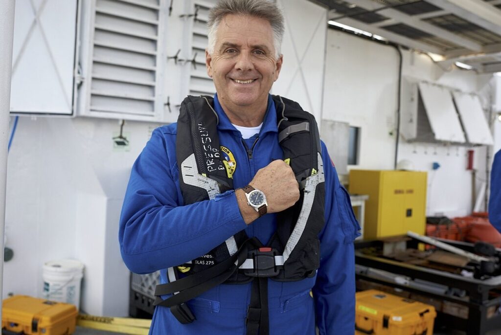 Triton CEO Patrick Lahey took the watch down to 10,927m – though Victor Vescovo had gone 1m deeper on the first dive of the 2019 expedition (HA)