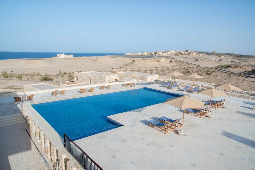 The pool area - new flights are now available to Marsa Alam
