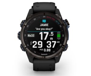 Diver-to-diver messaging on the Garmin Descent Mk3i