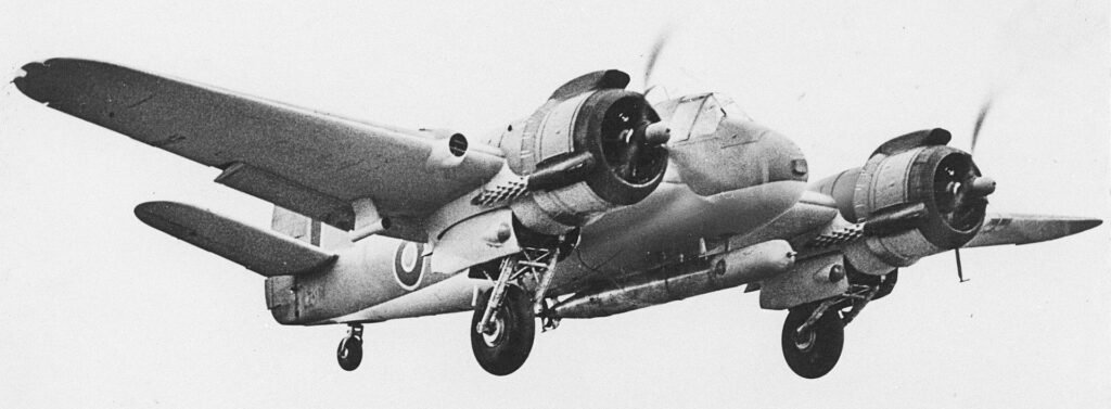 An RAF Beaufighter Mk X with torpedo