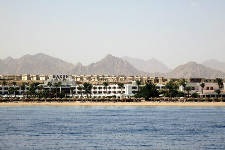 The Red Sea resort of Ras Nasrani, where a snorkelling death occurred