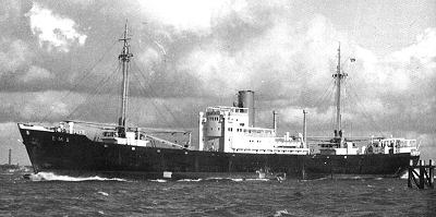 In peacetime HK Komet was the 3200 ton Norddeutcher Lloyd ship Ems, built in 1937 by Deschimag, Bremen.