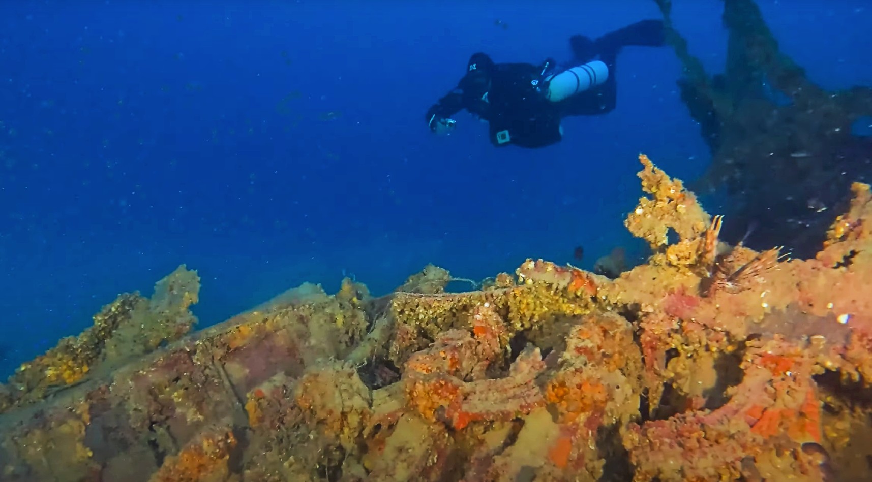 Des plongeurs grecs découvrent une épave d'avion de la Luftwaffe à 60 mètres