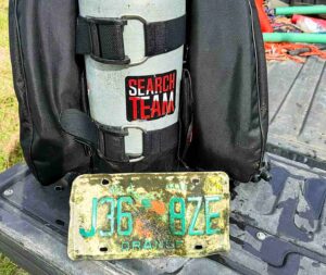 Licence plate from the Ford Freestar (Sunshine State Sonar)