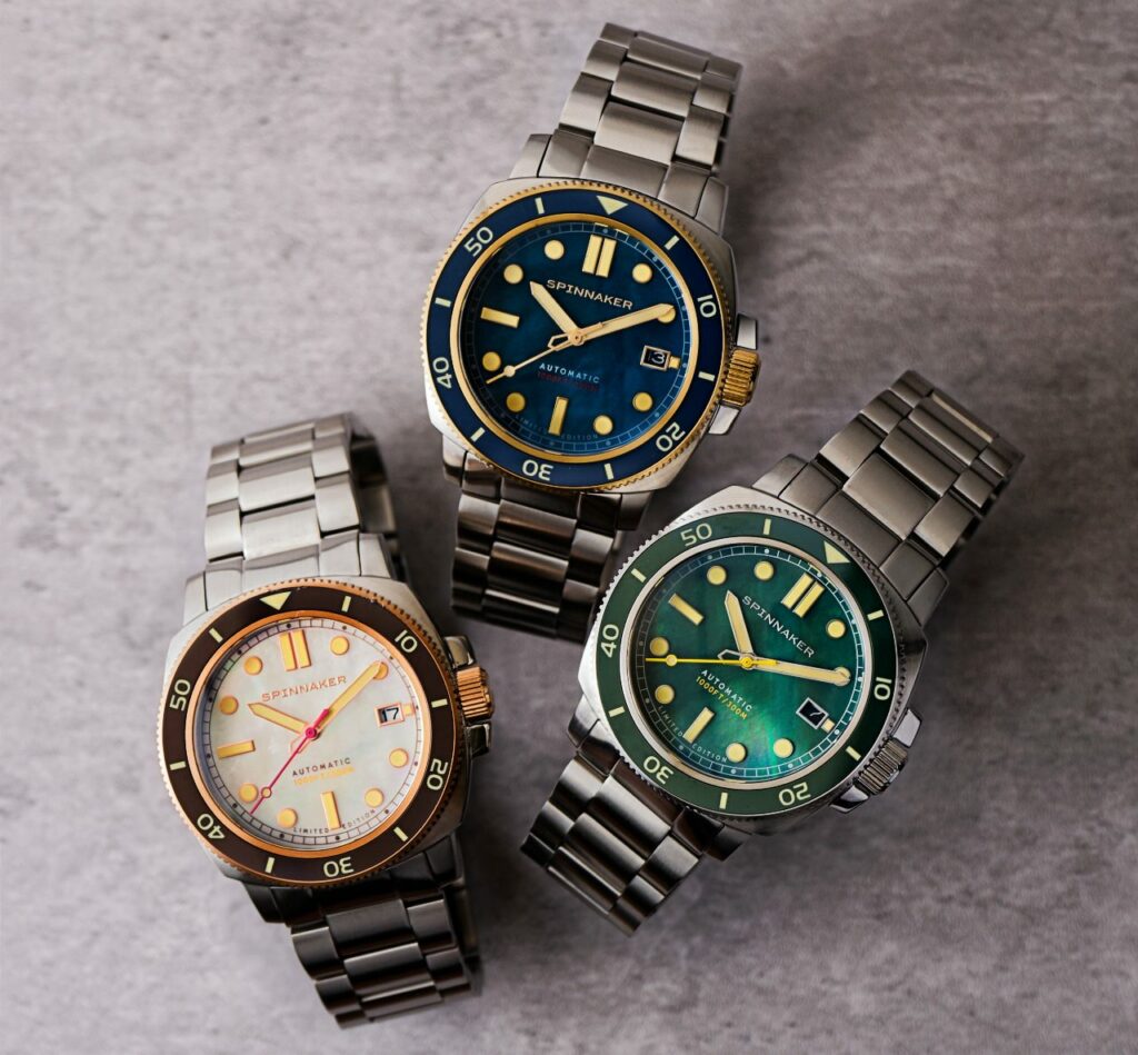 Hull Pearl Diver Automatic Limited Edition watches in Frost, Twilight and Emerald Pearl