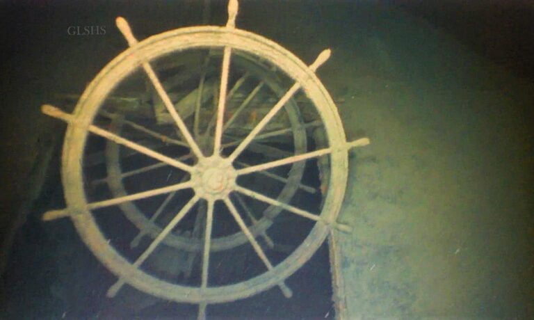 Wheel of the bulk-carrier Arlington (GLSHS)