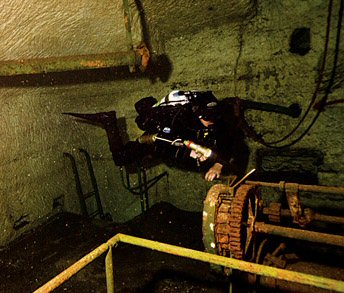 Some of the machines in the KÃ¡nya mine are so well-preserved that their cog-wheels look ready to start turning at any moment