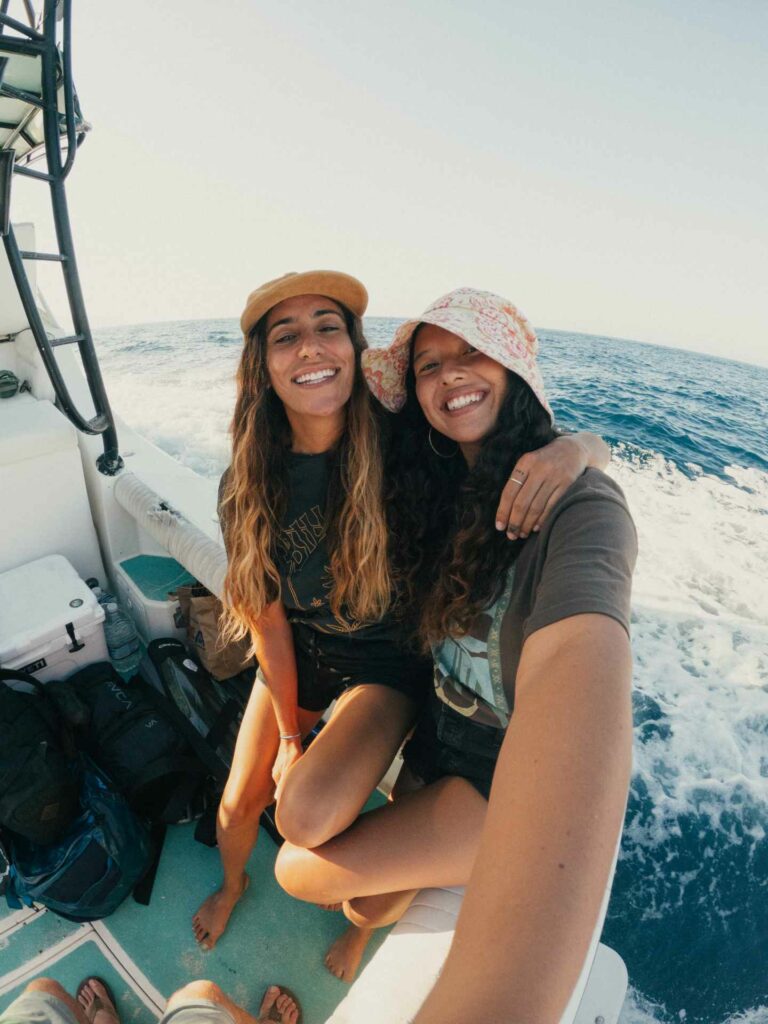 Selfie na palube pre potápačov