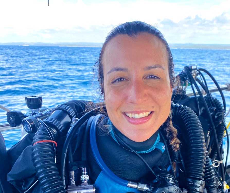 First female cave-diver honoured