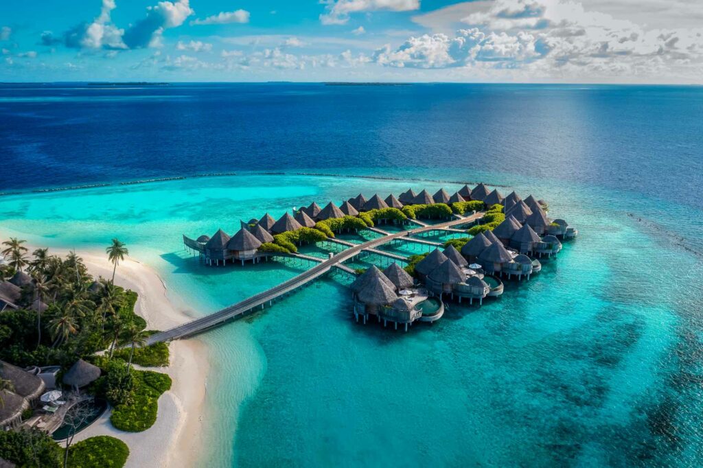 منازل ومساكن المحيط نوتيلوس جزر المالديف