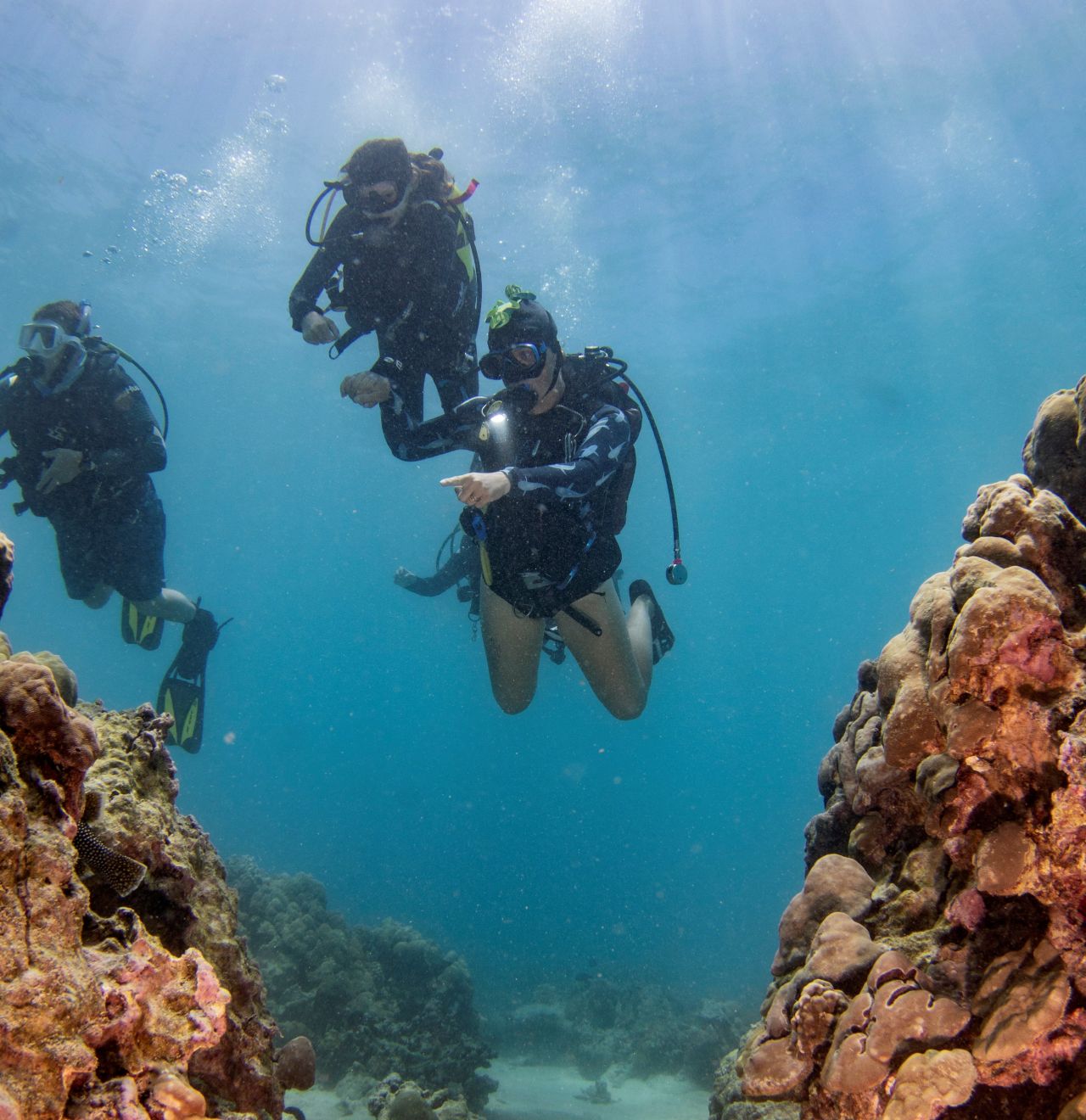 Descubrimiento del océano en el atolón Baa (Sarah Milisen)