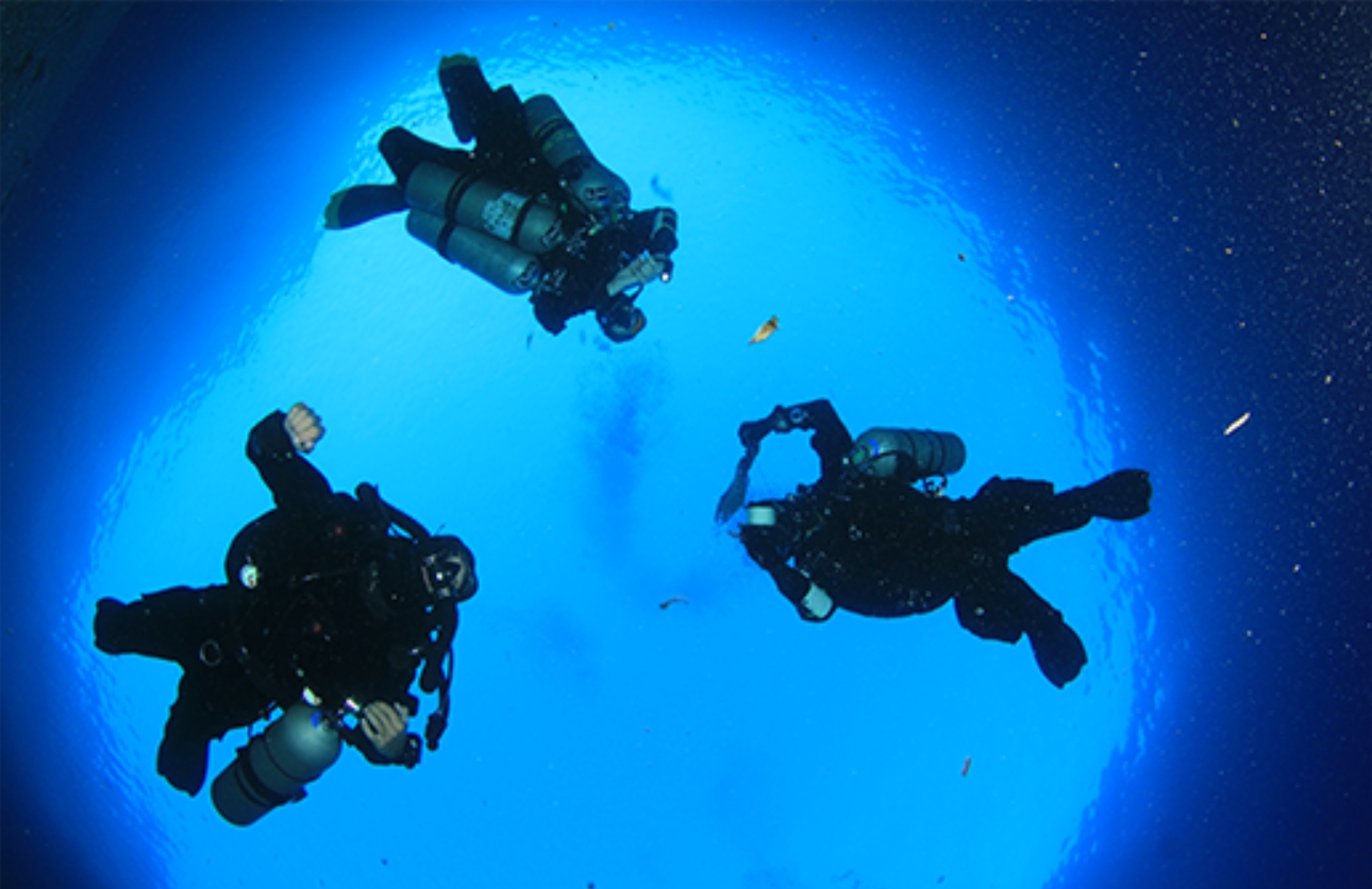RAID course guides OC divers down to 100m