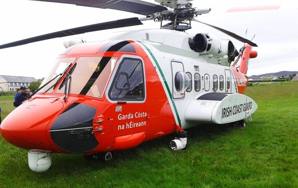 Another diver airlift in Donegal (Malin Head Coast Guard)