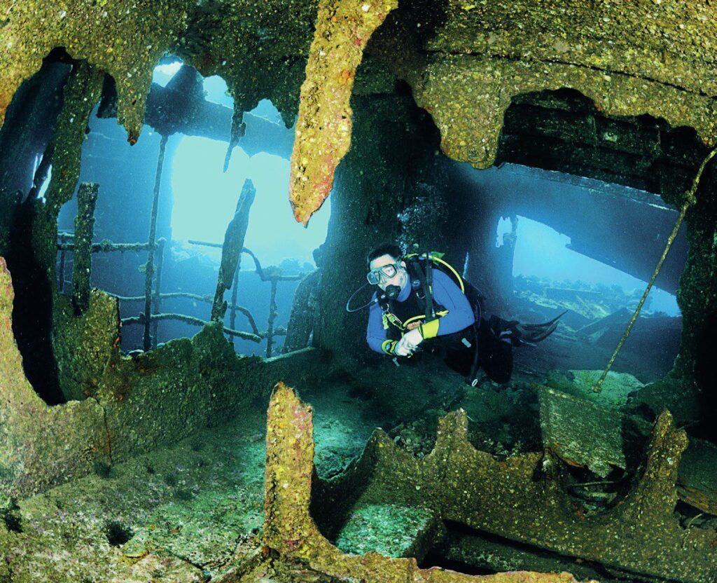 Liveaboard diving opens up a host of remote wrecks