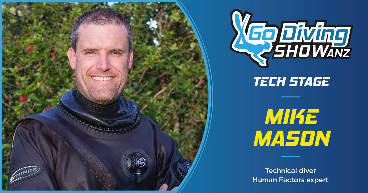 Human Factors in diving - find out more at GO Diving Show ANZ