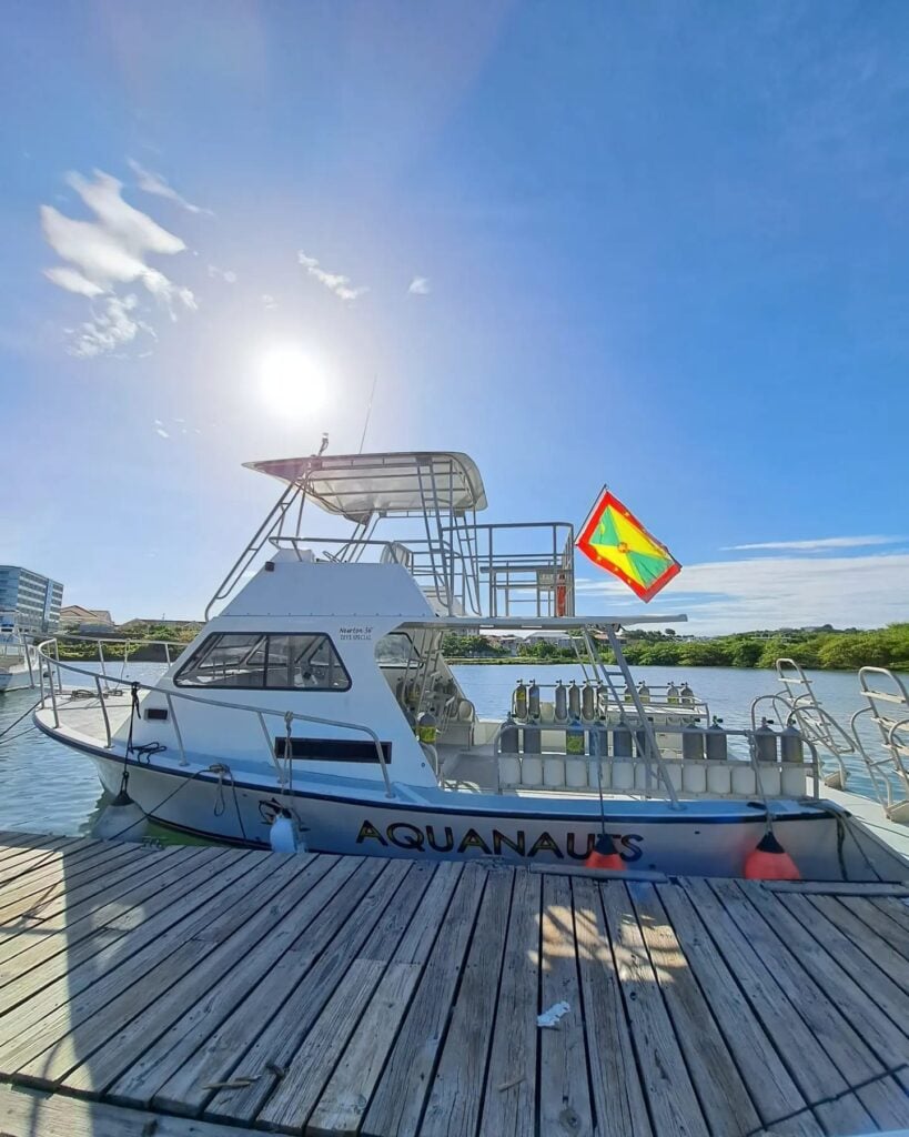 Aquanauts Grenada add Reggae to the fleet 1 Reggae flying the Grenada flag