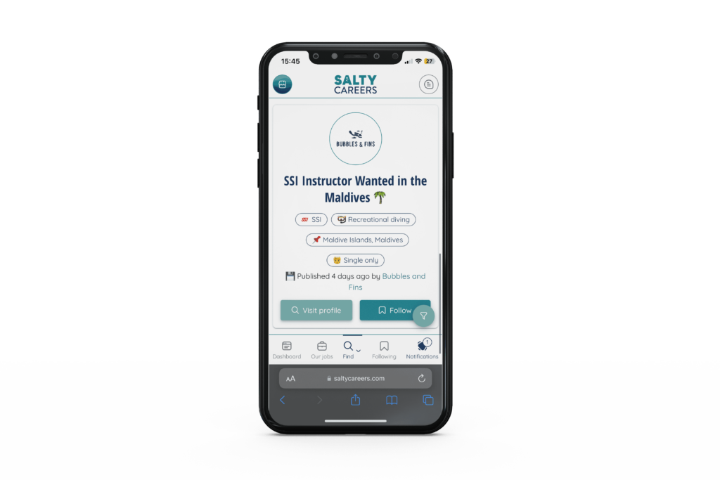 Salty Careers Platform Mockup 3
