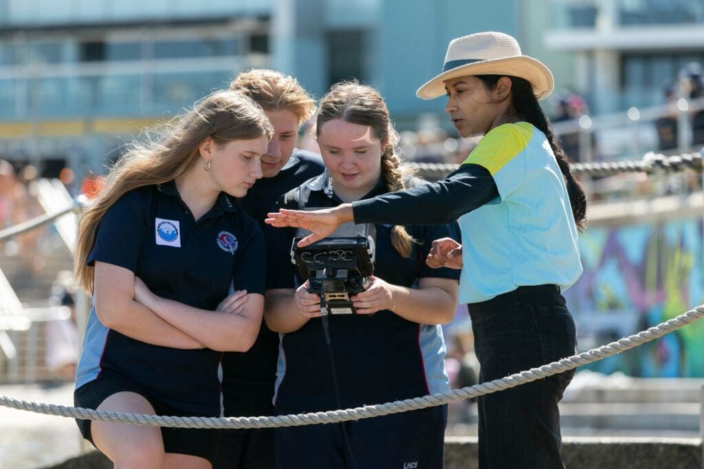 Students Driving drones copy