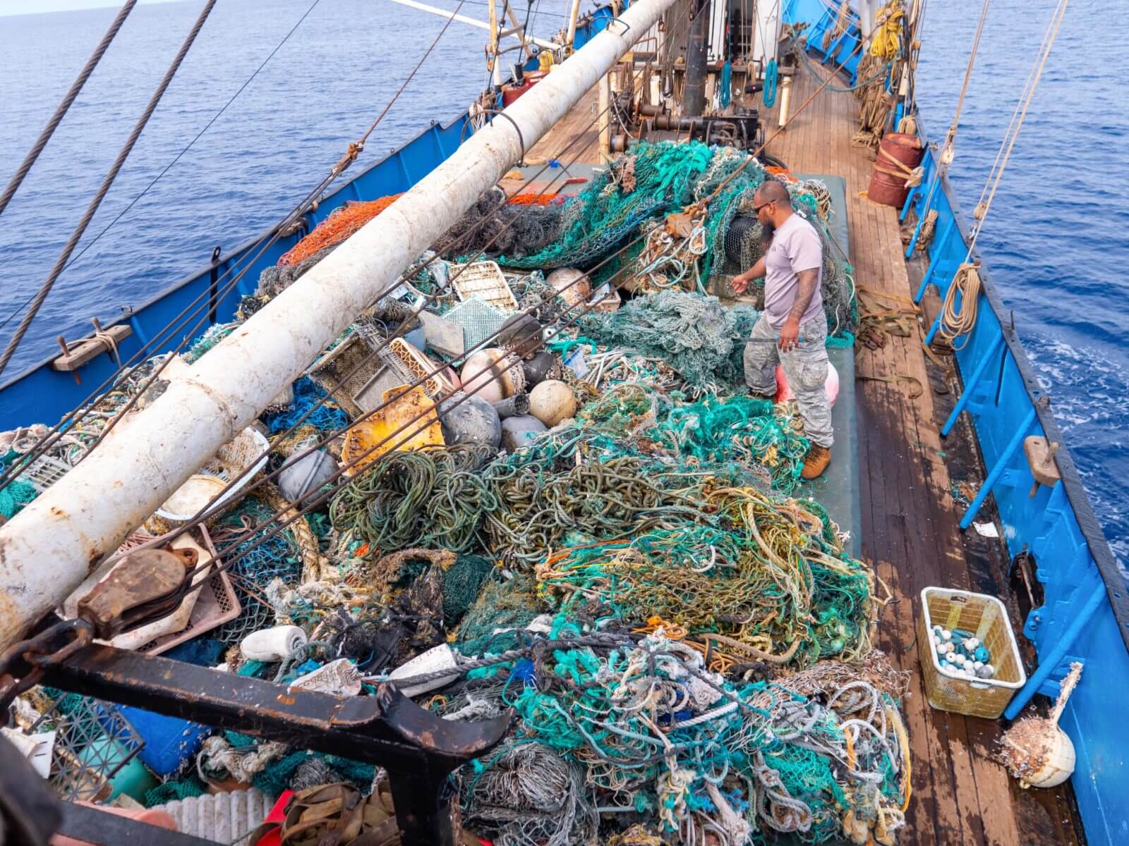 Ocean Voyages Institute conducts world's largest ocean clean-up 1 utilizing proven nautical equipment to effectively clean-up the oceans while innovating with new technologies