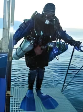 Back from the dive