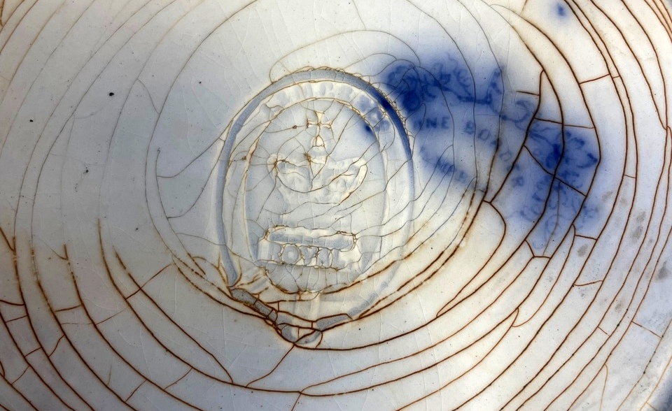 Eagle shipwreck saved Scottish treasures for 166 years 12 Bell’s stamp on the bottom of an artefact