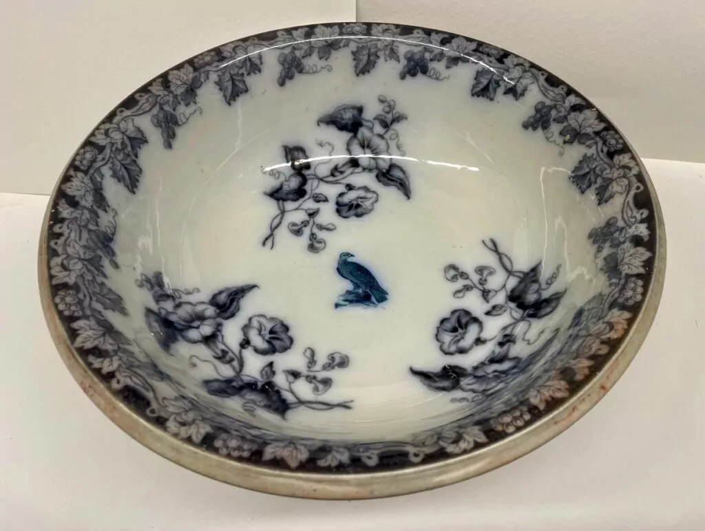Eagle shipwreck saved Scottish treasures for 166 years 5 Cleaned-up Eagle branded bowl