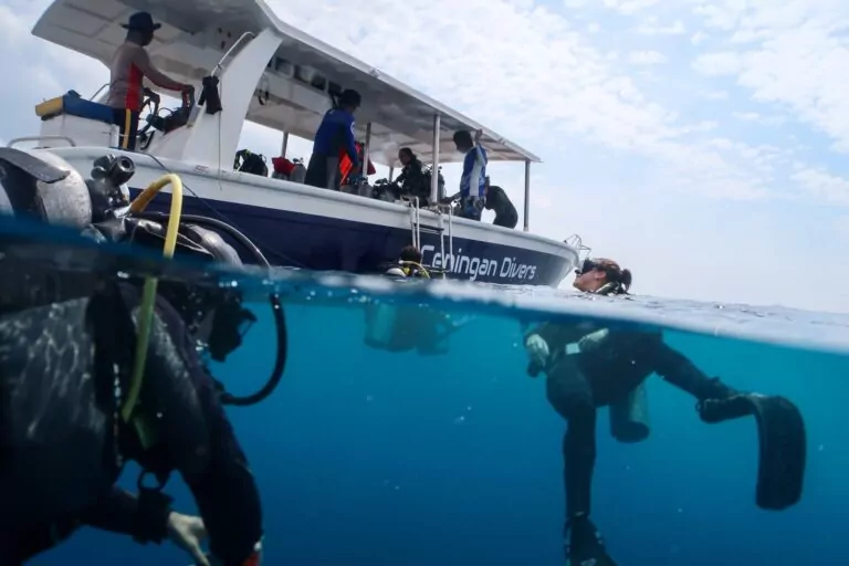 Ceningan Divers boat (Reef-World)