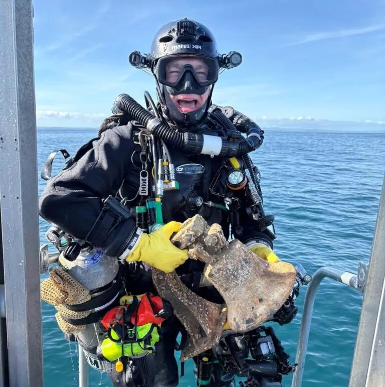 Trentonio varpas paviršiuje („Deep Wreck Diver“ / „YouTube“)