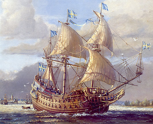 Duikers vinden ontbrekende schakels van het iconische Vasa-wrak 4 Kraaiennest op de boegspriet