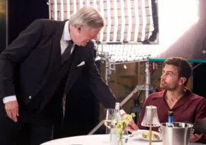Embaixadores da Blue Marine, os atores Stephen Fry e Theo James (Blue Marine Foundation)