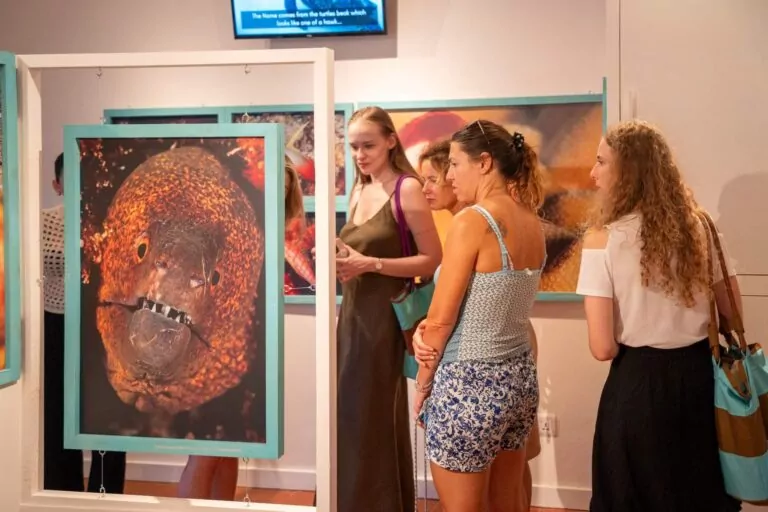 Opening van de fototentoonstelling van Richard Aspinall (OBLU NATURE Helengeli van SENTIDO)