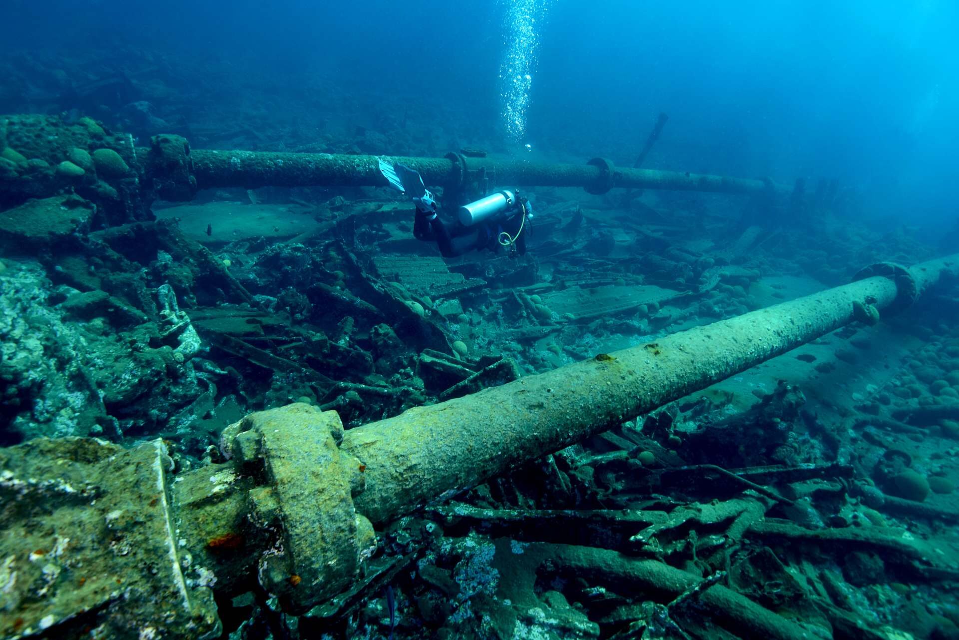 Pag-dive sa Bermuda (Triangle) na mga shipwrecks