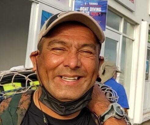 Dive-guide Manolo Zepeda
