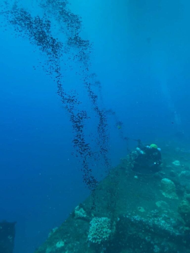 Chuuk Lagoon shipwreck starts leaking oil 1 Chuuk