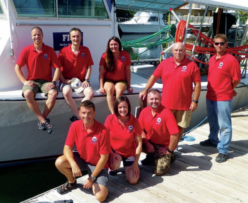 Dawn Kernagis Q&A Part 1: NASA Aquanaut and DEEP Director on the Future of Underwater Habitats 5 Dawn with her NEEMO 21 team mates