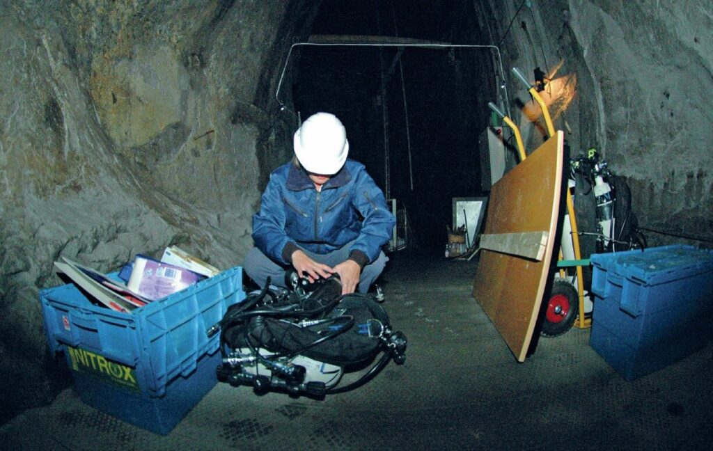 Dawn Kernagis Q&A: Cave Exploration, DEEP Science, and the Future of Living Underwater 5 Sala Silvergruva mine dive location used for DEEP exploration training