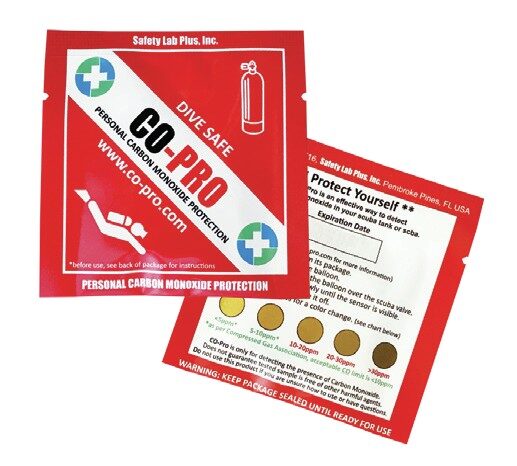 The CO-PRO Disposable Single-Use CO Detector