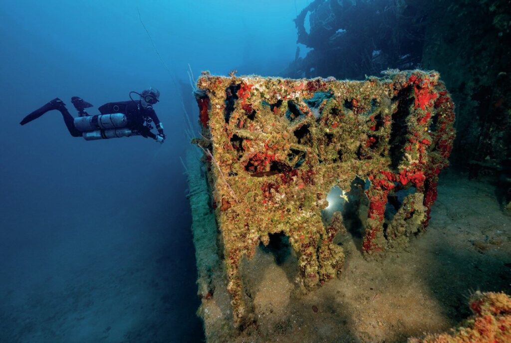 Diving the Wrecks of Bikini Atoll: Exploring the Nuclear Fleet Beneath the Pacific 4 Depth charges aboard the USS Lamson in Bikini Atoll