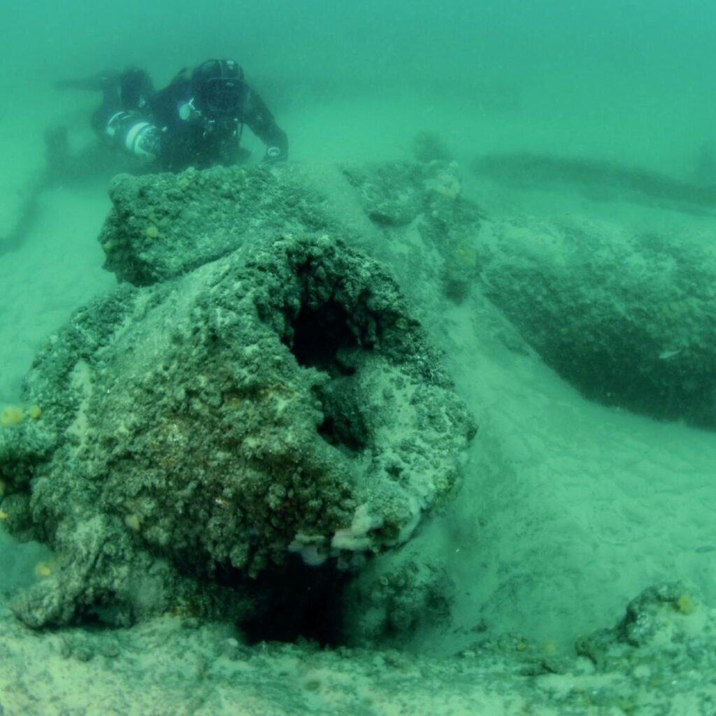 Rediscovering the North Wales Wreck: 19th-Century Collier Found Off the Norfolk Coast 2 Divers searching the wreckage of the North Wales