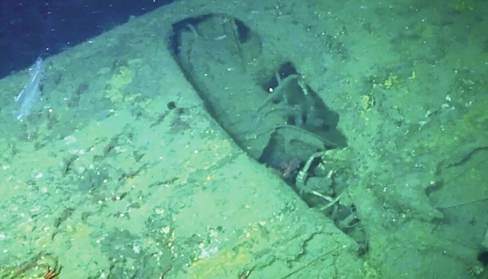 WWI Submarine F-1 Wreck at 1,300ft