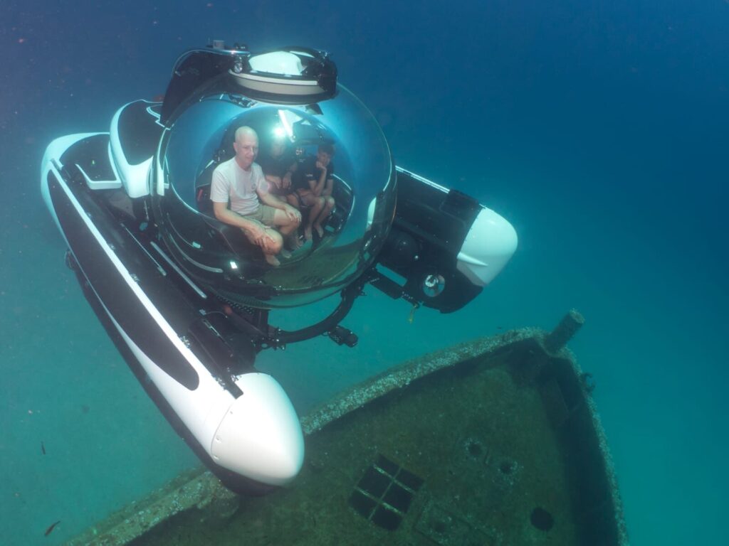 When will scuba make it aboard the superyachts? 4 Wreck exploration while staying dry