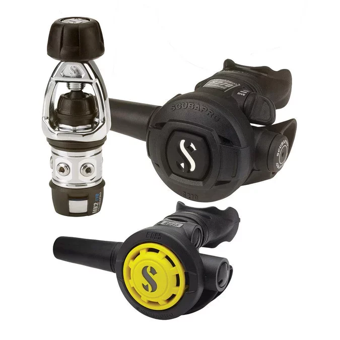The Best Budget Scuba Regulators Under £500 / $600 in 2025 1 ScubaPro S270 + MK2 first stage and R095 octopus