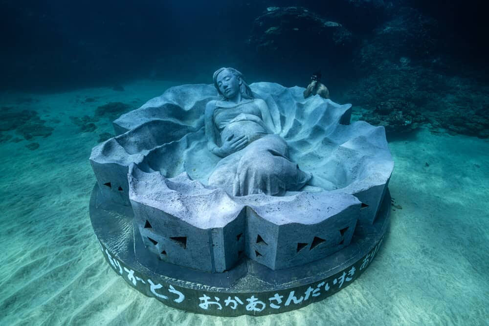 Ocean Gaia lies 5m deep (Jason deCaires Taylor)