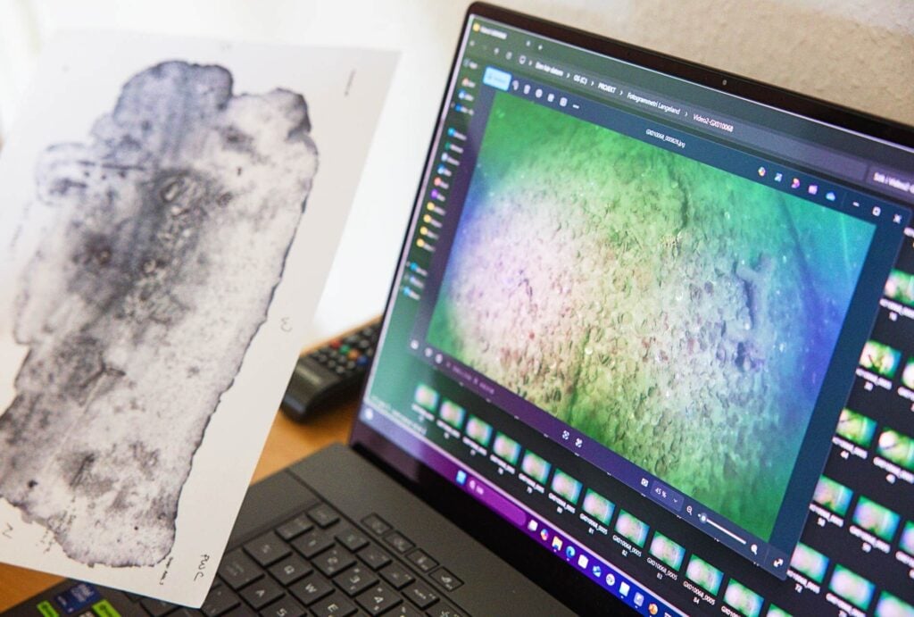 The debris field (Piotr Bojakowski, Texas A&M University)