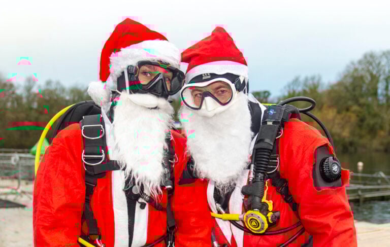 scuba santa