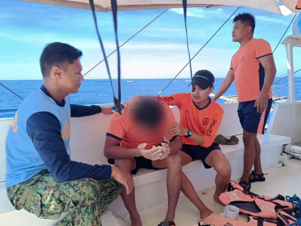 Crew-member recovered by the Coast Guard